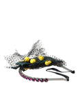 Dolce & Gabbana Black Lemons Sicily Purple Crystal Net Headband Diadem
