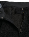 Dolce & Gabbana Black High Waist A-line Knee Length Skirt