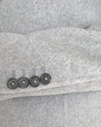 Dolce & Gabbana Gray Double Trench Coat Cashmere Jacket