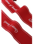 Dolce & Gabbana Red Polyester QUEEN OF HEARTS Belt