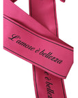 Dolce & Gabbana Pink L'Amore E'Bellezza Waist Belt