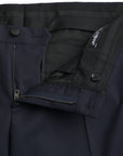 Dolce & Gabbana Dark Blue Wool Slim Fit Formal Pants
