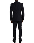 Dolce & Gabbana Blue Fantasy MARTINI Formal 3 Piece Suit