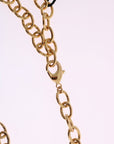 Dolce & Gabbana Elegant Gold Crystal Statement Necklace