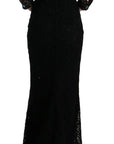 Dolce & Gabbana Elegant Black Sheath Dress with Silk Lining