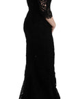 Dolce & Gabbana Elegant Black Sheath Dress with Silk Lining