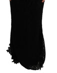 Dolce & Gabbana Elegant Black Sheath Dress with Silk Lining