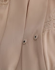 Dolce & Gabbana Elegant Beige Cape Kaftan Dress