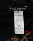 Dolce & Gabbana Elegant Floral Shift Dress in Multicolor Silk Blend