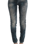 Cavalli Chic Blue Wash Slim Fit Jeans