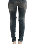 Cavalli Chic Blue Wash Slim Fit Jeans