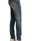 Cavalli Chic Blue Wash Slim Fit Jeans