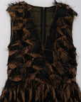 Dolce & Gabbana Elegant A-Line Full Length Sleeveless Dress