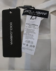Dolce & Gabbana Chic Striped Silk Sheath Dress