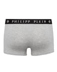 Philipp Plein Gray Cotton Men Boxer Pack