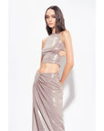 PINKO Beige Polyester Skirt