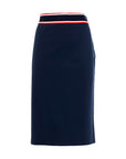PINKO Blue Viscose Skirt
