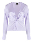 PINKO Lilac Silk Elegance Blouse