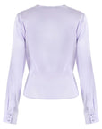PINKO Lilac Silk Elegance Blouse