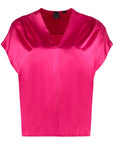 PINKO Elegant Fuchsia Silk Blend Blouse