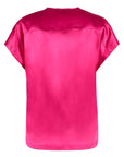 PINKO Elegant Fuchsia Silk Blend Blouse