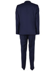 Made in Italy Blue Wool Men's Suit