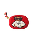 Moschino Couture Chic Embroidered Nylon Belt Bag in Pink
