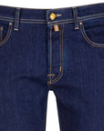 Jacob Cohen Elegant Dark Blue Bard Jeans