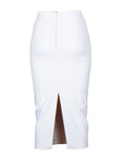 Elisabetta Franchi White Polyester Women Skirt