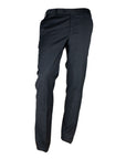 Made in Italy Black Wool Men Suit