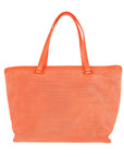 Cavalli Class Orange Calfskin Women Handbag