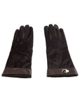 Cavalli Class Brown Lambskin Women Glove