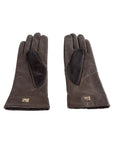 Cavalli Class Brown Lambskin Women Glove
