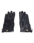 Cavalli Class Gray Lambskin Women Glove