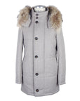 Made in Italy Italian Wool-Cashmere Blend Gray Jacket
