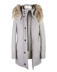 Made in Italy Italian Wool-Cashmere Blend Gray Jacket