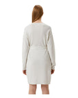Love Moschino Elegant Embroidered Wool Blend Long Dress