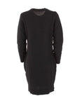 Love Moschino Chic Heart Pattern Knit Wool-Blend Dress