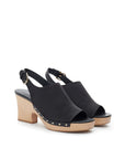Salvatore Ferragamo Elegant Leather Black Sandals