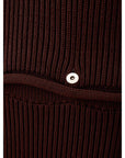 Bottega Veneta Elegant Viscose Brown Dress