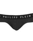 Philipp Plein Black Cotton Men Boxer Short Pack