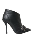 Dolce & Gabbana Black Devotion Quilted Buckled Boots Shoes