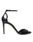 Dolce & Gabbana Black KEIRA Leather Heels Sandals Shoes
