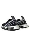 Dolce & Gabbana Black White Slip On Sorrento Sneakers Shoes