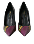 Dolce & Gabbana Multicolor Exotic Leather Heels Pumps Shoes
