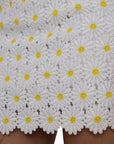 Dolce & Gabbana White Floral A-line Mini Skirt