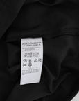 Dolce & Gabbana Elegant Gray Cotton Tee with Exclusive Print