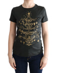 Dolce & Gabbana Emerald Green Cotton Tee with 2017 Print