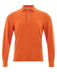 Gran Sasso Elegant Orange Cotton Polo for Men