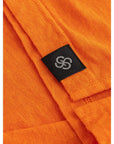 Gran Sasso Elegant Orange Linen Polo Shirt